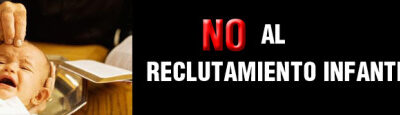 No al reclutamiento infantil