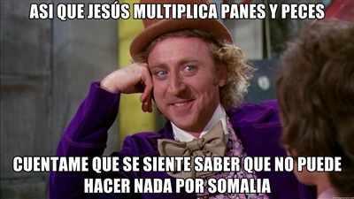 Así que Jesús multiplica panes y peces