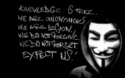 Más conspiranoia de Anonymous