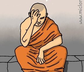 Crisis existencial de un budista