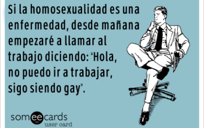 Si la homosexualidad es una enfermedad…