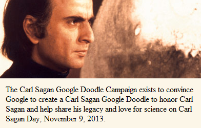 Firmen la petición del Google Doodle de Sagan
