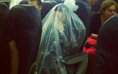 Locura judía en un avión