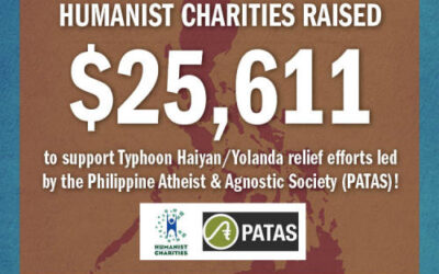 ¿Cuánto recaudamos los ateos para Filipinas?