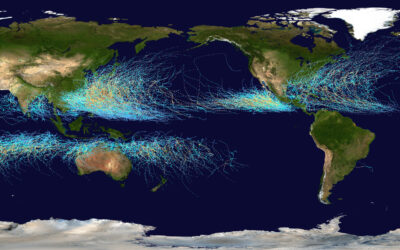Mapa de lugares donde dios crea huracanes