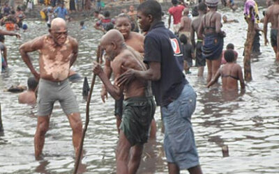 Lago ‘milagroso’ a punto de causar tragedia sanitaria en Nigeria