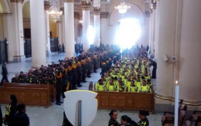 Policía de Tránsito celebró 59 años en Catedral Primada