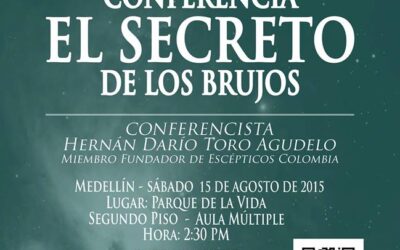 ‘El secreto de los brujos’, conferencia en Medellín