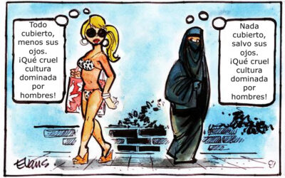La falsa equivalencia entre el bikini y la burka